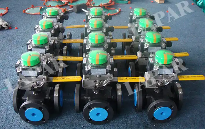 LPA13 Flanged Three-way Ball Valve
